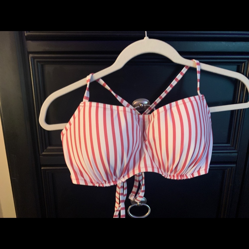 Target Striped swimsuit top